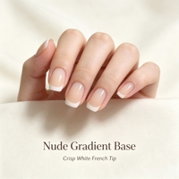 Vente en gros de faux ongles en gel souple blancs, petits, de haute qualité, style français nude, à presser, avec pointes ovales, pour le quotidien