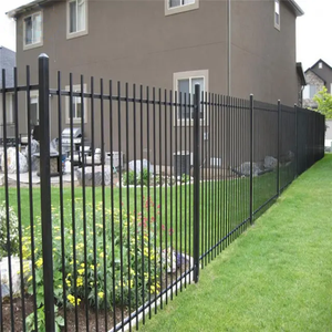 Cercado para Piscina de Aluminio, Sistema de Cerca de Hierro Forjado para Exteriores, Varilla Superior Extendida, Varilla Inferior Extendida, Panel de Hierro para Cerca Superior - Product Image 4