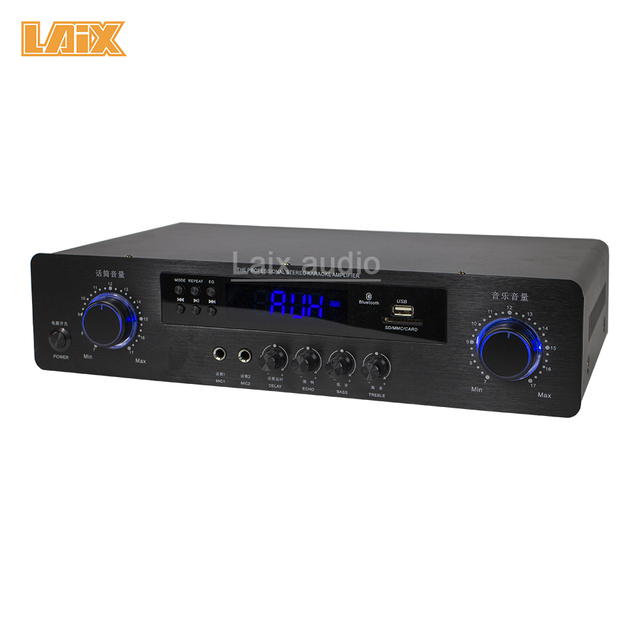 Blueteeth FM Radio 2CH Home Theater Mini Amplificador Receivers 40W Peak Power Car Amplifier with Hi-Fi Features