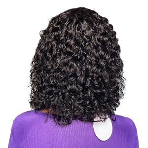 <span class=keywords><strong>Parrucche</strong></span> in <span class=keywords><strong>Capelli</strong></span> Umani <span class=keywords><strong>con</strong></span> <span class=keywords><strong>Frangia</strong></span> Effetto Onda, <span class=keywords><strong>Capelli</strong></span> Vergini, Densità 150% - Product Image 5