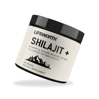 Liquide de Shilajit de l'Himalaya de qualité supérieure Lifeworth et résine de Shilajit, testé en laboratoire, riche en acide fulvique, Shilajit de l'Himalaya