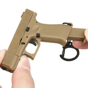 High Quality Portable Keychain <strong>Mini</strong> Pistol Shape Tactical Keychain Model Metal Plastic <strong>Keyring</strong> - Product Image 5
