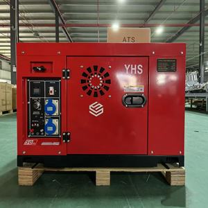 Generador Silencioso de 10 kVA, 5 kW, 6000 Vatios con Ruedas, Arranque a 195 F, Frecuencia de 50 Hz, Corriente, YHS-DG-B902, Funcionamiento Silencioso - Product Image 4