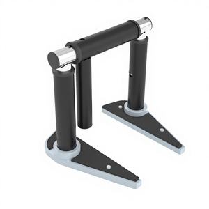 Barre de pompes multifonctionnelle pliable en acier portable pour hommes, pour usage domestique, à fixer sur cadre de porte, barres horizontales parallèles - Product Image 3