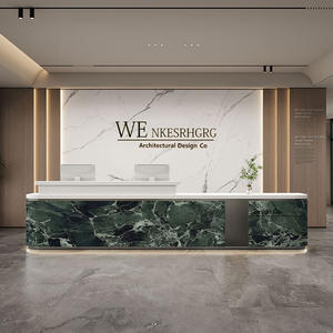 <span class=keywords><strong>Comptoir</strong></span> de réception moderne en bois écologique et durable pour hôtels, salons de beauté, bureaux immobiliers, caisses - Product Image 3