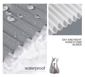 Bohrfreie Wabenplissees Schnurlose Fensterjalousien Verdunkelungs-Zellulargardinen Robust Ohne Wandbeschädigung für Mietwohnungen - Product Image 4