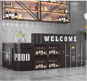 Muebles Comerciales para Restaurantes, Barra de <span class=keywords><strong>Bar</strong></span> Estilo Loft Vintage, Mesa de <span class=keywords><strong>Bar</strong></span> Estilo Loft - Product Image 6