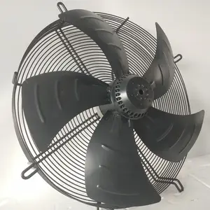 Kipas pendingin aksial tanpa sikat bingkai DC 220v/230v Kustom pisau baja tahan karat ventilasi pembuangan industri ritel rumah