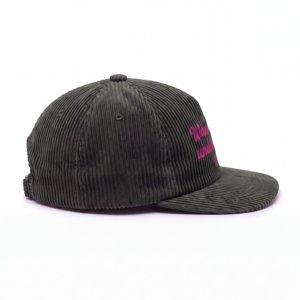 Custom Logo Chenille Patch 6 Panel Corduroy Baseball Cap <b>Flat</b> Brim Vintage Gorras <b>Hats</b> Wholesale Supplier Factory - Product Image 6
