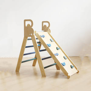 Prix usine Montessori toboggan combinaison toywood intérieur enfant en bas âge jouets d'escalade - Product Image 2