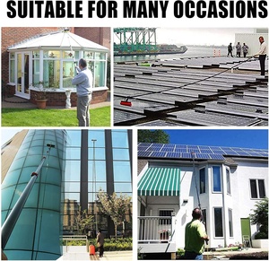 Hot bán cửa sổ làm sạch Kit Kính thiên văn cực để rửa cửa sổ nước ăn cực rửa bàn chải cho bảng điều khiển năng lượng mặt trời làm sạch - Product Image 6