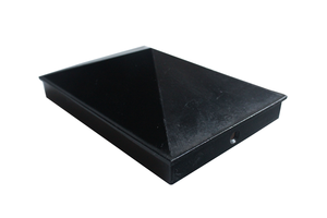 Cerca universal para jardín <span class=keywords><strong>Celia</strong></span>, utiliza tapas de poste de aluminio de 4x6 pulgadas. - Product Image 2