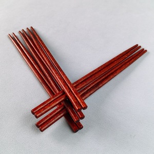 Palillos de imitación de sándalo rojo, nuevos palillos chinos de bambú y madera roja, con nudos o sin nudos, antideslizantes y - Product Image 2