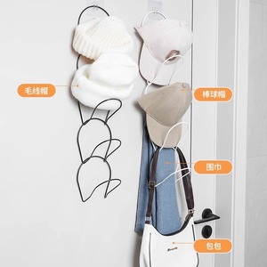 GREENSIDE, colgador de <span class=keywords><strong>ropa</strong></span>, sombrero colgante, almacenamiento, gorra de béisbol para el hogar, gancho para armario, bolsa, bufanda, soporte para estante de bebé - Product Image 1