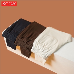 <span class=keywords><strong>Pantalon</strong></span> de jogging uni imprimé à taille <span class=keywords><strong>élastique</strong></span> décontracté de haute qualité pour hommes - Product Image 2