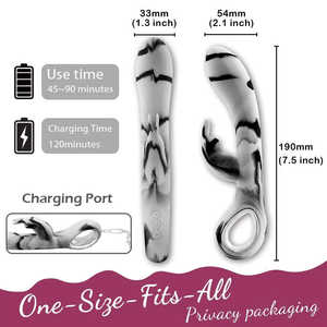 18 Kaninchen Vibratoren 10 Geschwindigkeiten Dildo Vibrierende G-Punkt Klitoris Stimulieren Vaginal massage Mehrfarbiges Sexspielzeug für Erwachsene für Frauen - Product Image 6