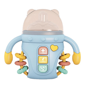 Bébé Biberon Apaisant <span class=keywords><strong>Hochet</strong></span> Ronger Morsure Jouet Plastique Souple 2-4 Ans Puzzle Éducation Précoce Musicale - Product Image 5
