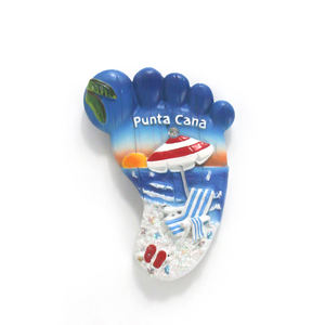 Imanes de nevera de resina 3D personalizados, imanes de nevera de playa soleada personalizados, regalos de recuerdo para turistas - Product Image 6