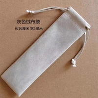 Pochette en velours pour baguette de batterie, support de téléphone portable, sac de rangement, support de tablette à cordon, sac en tissu léger pour baguette de batterie