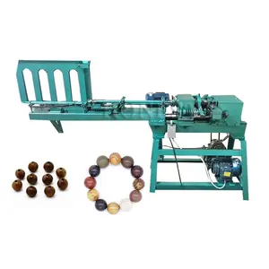 Multiple Sizes Wood Ball Bead Jewelry Making Machine / Wooden Beads Machine / Electric Wood Round Beads Making Machine