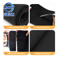 Landy Geotextile – Tapis de protection prédécoupé pour piscine, résistant aux perforations et anti-poussière, pour fond de piscine