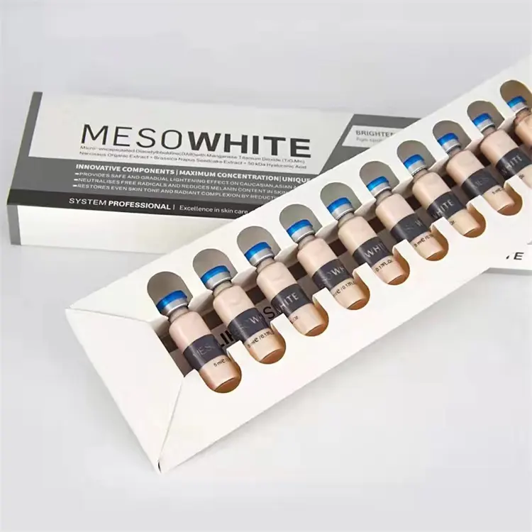 Mesowhite المتوسط BB كريم المتوسط الأبيض اشراق السائل الأساس Bb الأساس الجلد متوهجة الوجه شبه تجميل دائم