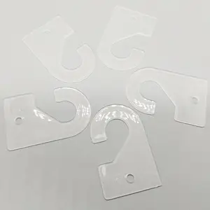 Hot - Selling Environmental Protection Translucent Socks Hanger Plastic Packing Snap Hook Bags Boxes Display