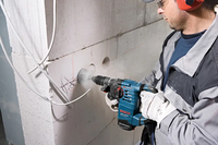 Marteau perforateur rotatif électrique professionnel industriel GBH 3-28 DRE SDS-plus, burin à quatre trous, haute capacité de sculpture, utilisation en hauteur