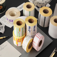 Étiquettes autocollantes personnalisées de haute qualité 58*38mm 57x32mm, étiquettes à code-barres en rouleau