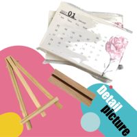 Kalender Ramah Lingkungan dari Kertas Berbiji Kalender Biodegradable dengan Biji Bunga