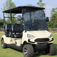 Moteur à courant alternatif électrique du chariot de golf 48v de buggy de golf de siège de l'aéroport chinois 4 avec le mètre professionnel