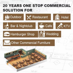 Ensemble de salle à manger en bois moderne, écologique et durable pour hôtels et bars, avec chaises et tabourets de bar – Idéal pour restaurants et cafés - Product Image 4