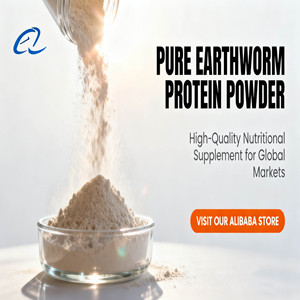 אבקת חלבון תולעים טהורה, מוסמכת כחלאל, נבדקה ב-HPLC, ארוזה בוואקום, באיכות מזון - Product Image 4