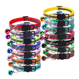 Colliers de sécurité réfléchissants pour chat avec clochettes et boucle réglable, pour chatons et animaux de compagnie - Product Image 1