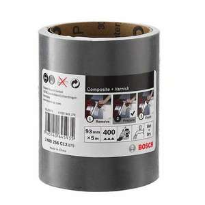 BOSCH - 2609256C10 Rouleau abrasif SiC résistant à l'eau 93mm x 5m-PAPIERS ABRASIFS EAN 3165140645911 - Product Image 2