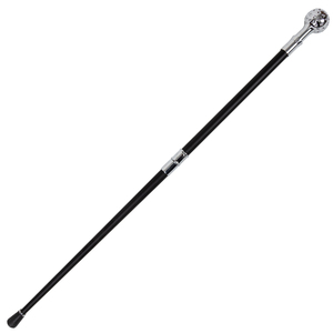 Canne décorative minimaliste en argent avec tête de lion, ton froid, démontable, pour gentleman - Product Image 1