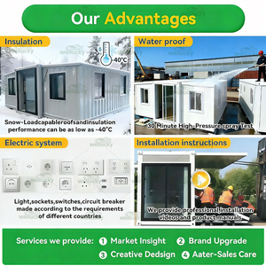 Contenedor Expandible de 20 y 40 Pies, Casa Contenedor de Acero de Alta Resistencia, Espacio de Vida Exterior Duradero, en Venta con Panel Solar - Product Image 5
