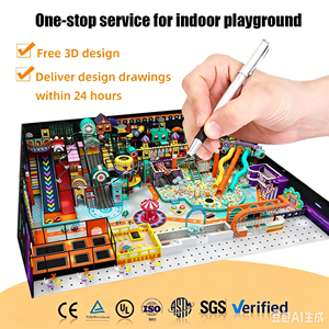 Parque Infantil Interior Interactivo de Alta Calidad con Tobogán, Ideal para Niños y Adultos, Parques de Juegos Interiores de Neón y Centros de Actividades - Product Image 4