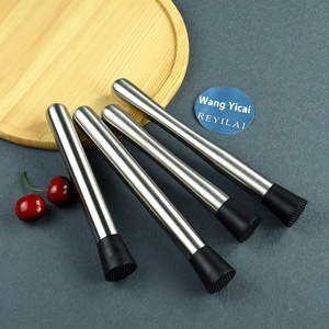 Yolecen Bán Buôn Thép Không Gỉ Nghiền nát Ice <span class=keywords><strong>Stick</strong></span> Cho Cocktail Cracker Sữa Trà Búa Bơm Thanh Nguồn Cung Cấp Màu Chanh Cao Cấp - Product Image 4