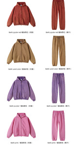 2025 mùa thu mùa đông nam mới đội mũ trùm đầu lông cừu lỏng dây kéo áo Bộ rửa axit rửa Retro Bộ thể thao thời trang - Product Image 5