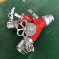 Pembagi Selang Air Pemadam Kebakaran 2 Arah Machino 2 Outlet Pembagi Saluran