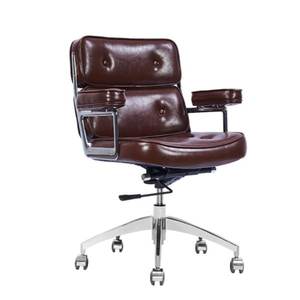 Silla de oficina moderna y cómoda de cuero 36208-613B - Product Image 2