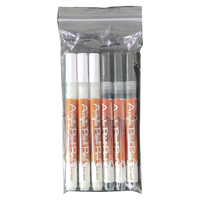 Marqueurs de peinture acrylique imperméables personnalisés Bonvada, 12/24 couleurs, stylos DIY pour étudiants, pour l'école et le bureau