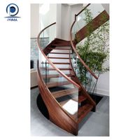 Hochwertige Luxus-Innentreppe mit Designstufen für Wohnprojekte Gerade Treppe