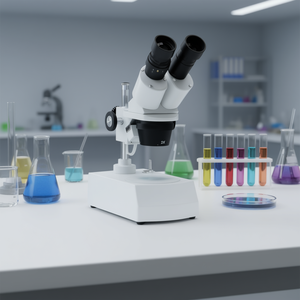 Microscopio Estereoscópico con Aumento de 2X y Doble Ocular para Uso en Laboratorio - Product Image 3