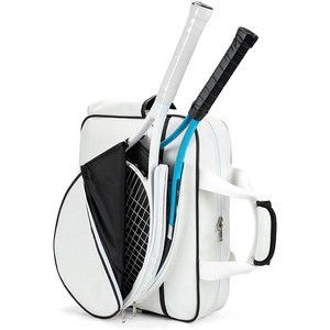 Waterproof <b>Nylon</b> Tennis/badminton Racket Shoulder <b>Bag</b> With Removable Shoulder Straps for 2 Rackets Sport Handbag <b>Tote</b> <b>Bag</b> - Product Image 6