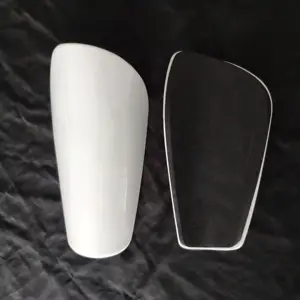 wholesale personalized multiple size high temperature resistant anti-collision white shin guard plain shinguard for sublimation