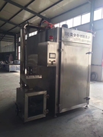 Four à fumer automatique multifonctionnel en acier inoxydable 304 sans fumée pour viande, saucisses, poulet séché et usage en restauration