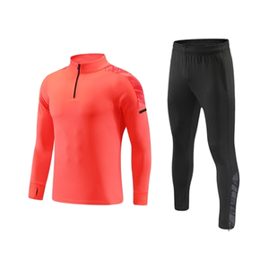 पुरुषों के कस्टम लोगो आधा जिपर शीतकालीन ट्रैकसूट थोक फुटबॉल प्रशिक्षण वर्दी - Product Image 1
