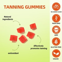 Gummies bronzantes 2026 OEM sous marque privée – Vitamines gélifiées pour une peau bronzée et un teint hâlé – Complément beauté